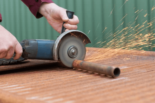 Cutting Cast Iron with an Angle Grinder