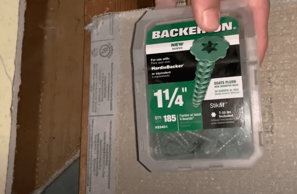 Use Screws Specifically Designed for Cement Board