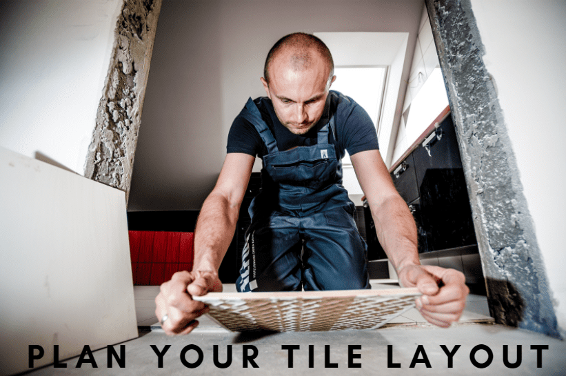 Establish your Wall Tile Layout