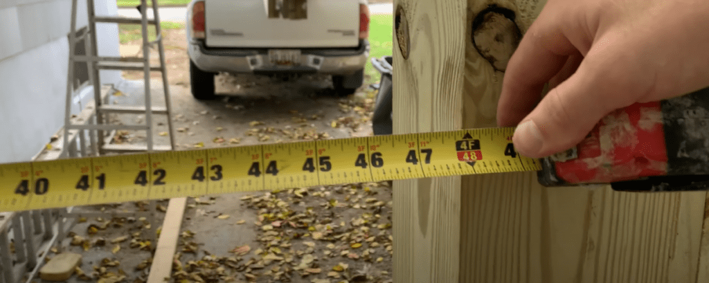 Measure the Fence Gate Rough Opening Width