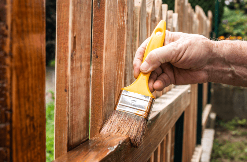 Stain or Treat your fence as desired