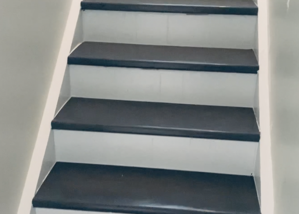 Completed DIY Stair Remodel Project
