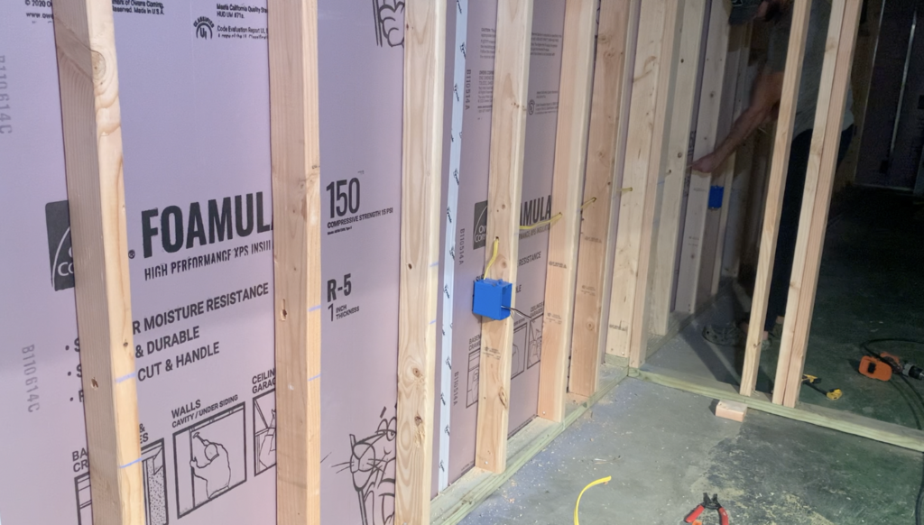 How To Install Rigid Foam Board Insulation On Basement Concrete Foundation Walls At Improvements - How To Insulate Concrete Walls With Foam Board