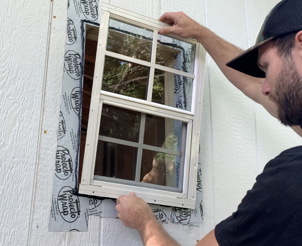 Install the Shed Window