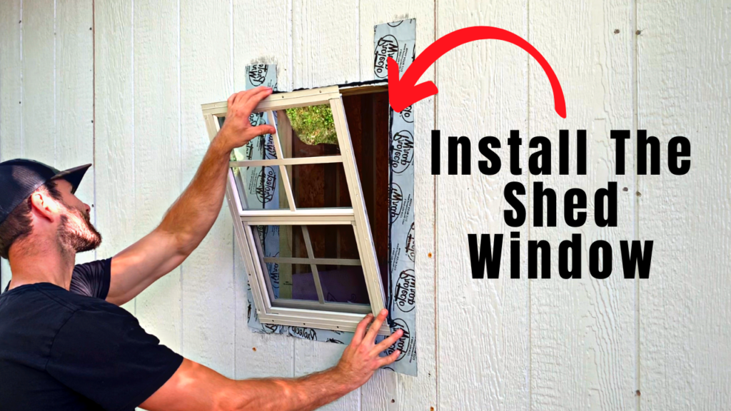 How to Install a window in a shed