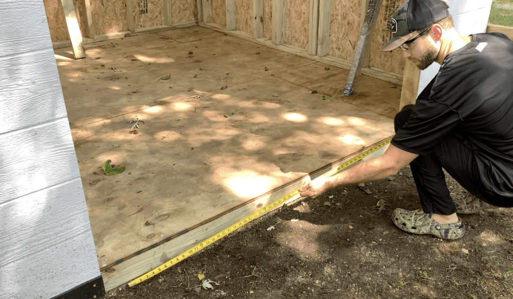 Determine your shed ramp width