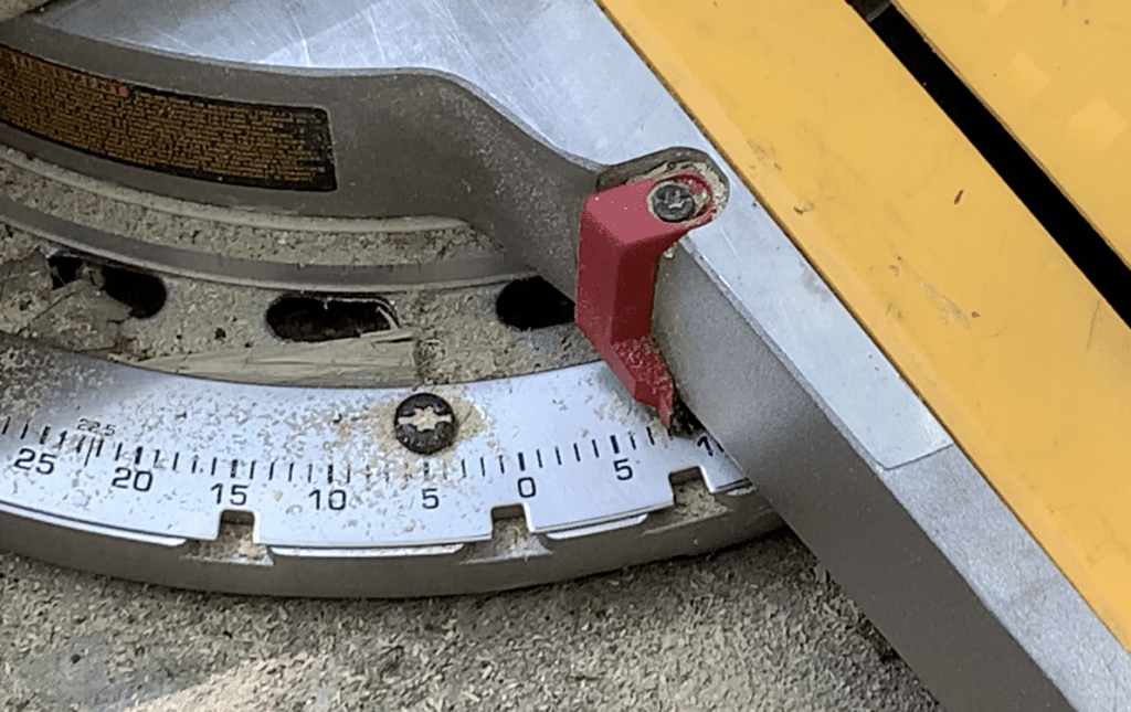 Adjust the Angle on Miter Saw as Needed to get a few "test angles" on scrap lumber