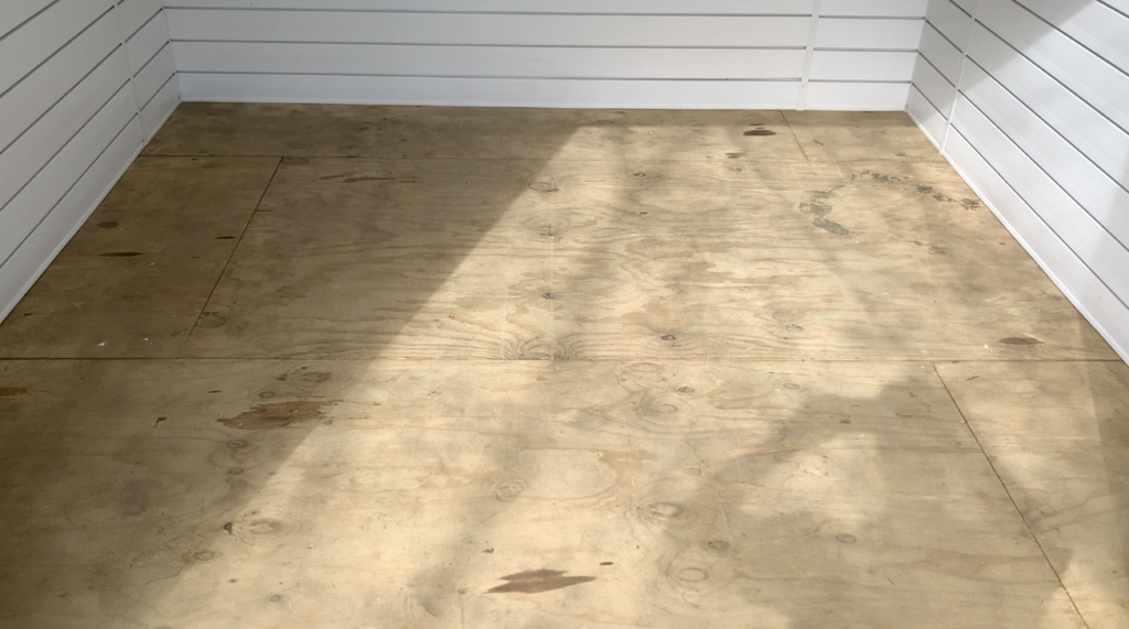 Wood Floor - Before Epoxy Application