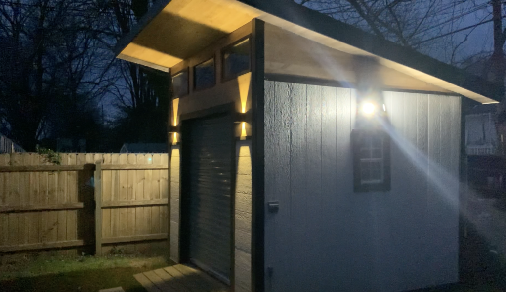 Learn How to Run Electrical to a Shed - As Shown Above
