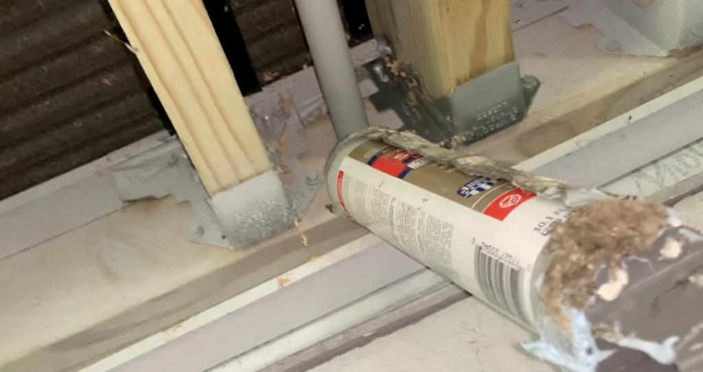 Seal all electrical connections with caulk as needed