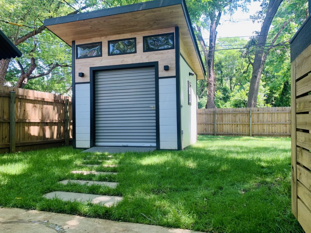 My 10'x10' Modern Shed That I built from Scratch