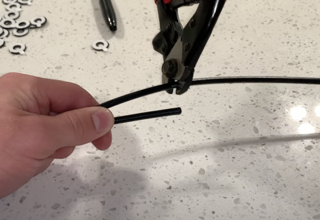 Cut cables to length as needed