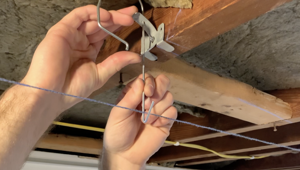 Adjust the Quickhang Grid Hooks as Needed