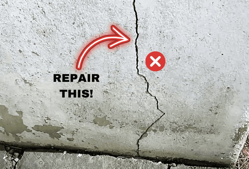 How to repair cracks in cinder block foundation wall