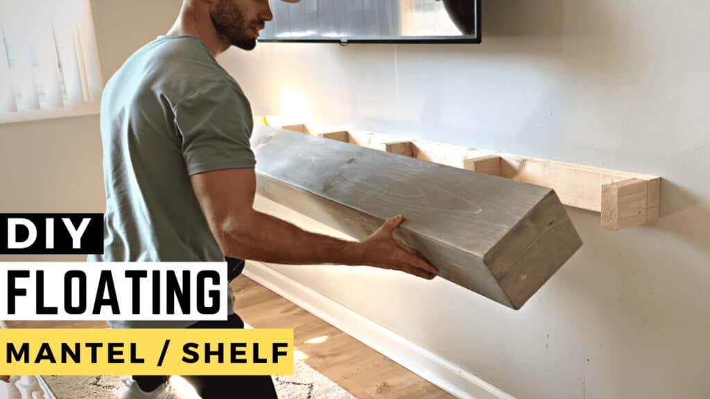 How to Build a Floating Mantel or Shelf